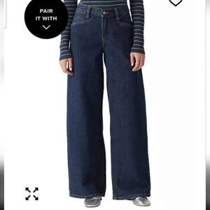 Levi's Women's Indigo Wide Leg Jeans